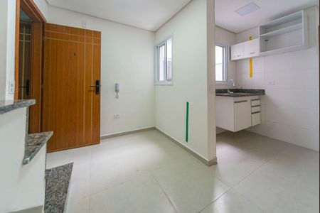 Sala de apartamento para alugar com 2 quartos, 57m² em Jardim Santo Antônio, Santo André