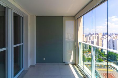 Varanda integrada com Área de Serviço de apartamento para alugar com 1 quarto, 37m² em Cidade Monções, São Paulo