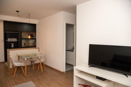 Sala de apartamento para alugar com 1 quarto, 60m² em Chácara Santo Antônio, São Paulo
