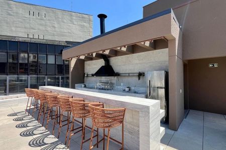 Apartamento para alugar com 28m², 1 quarto e sem vagaÁrea comum - Churrasqueira