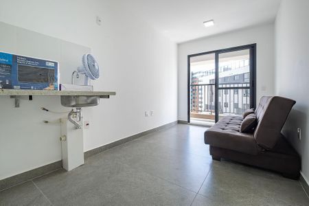 Sala/Cozinha de apartamento para alugar com 1 quarto, 28m² em Pinheiros, São Paulo