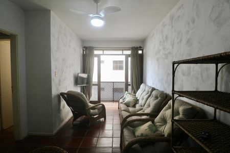 Sala de apartamento para alugar com 2 quartos, 80m² em Jardim A. Maria, Guarujá