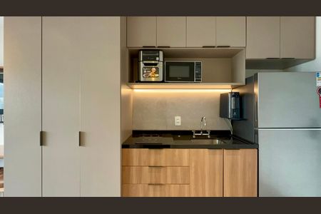 Studio para alugar com 26m², 1 quarto e sem vaga Studio para alugar com 26m², 1 quarto e sem vagaCozinha