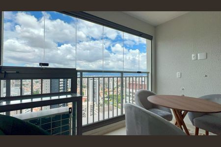 Varanda de kitnet/studio para alugar com 1 quarto, 26m² em Pompeia, São Paulo