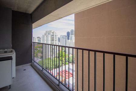 Varanda de apartamento para alugar com 2 quartos, 40m² em Santo Amaro, São Paulo