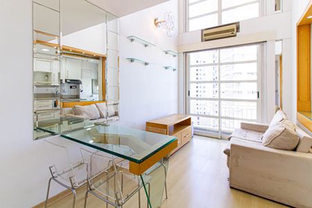Sala de apartamento para alugar com 1 quarto, 44m² em Pompeia, São Paulo