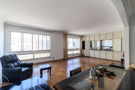 Sala de apartamento à venda com 4 quartos, 208m² em Consolação, São Paulo