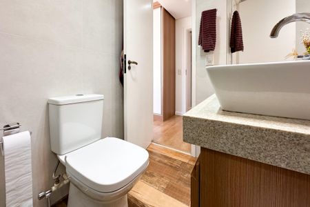 Apartamento à venda com 82m², 3 quartos e 2 vagasBanheiro da Suíte 1