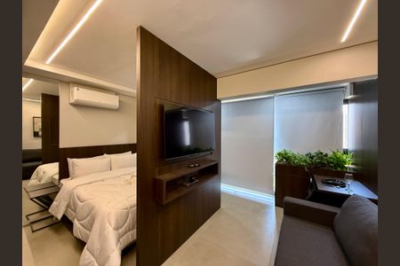 Studio para alugar com 27m², 1 quarto e sem vaga Studio para alugar com 27m², 1 quarto e sem vagaSala