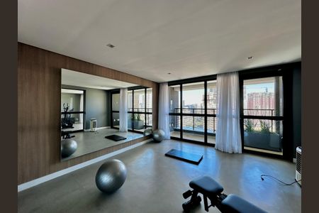 Studio para alugar com 27m², 1 quarto e sem vaga Studio para alugar com 27m², 1 quarto e sem vagaAcademia