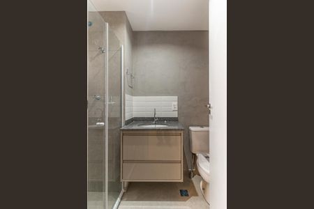 Apartamento para alugar com 29m², 1 quarto e sem vaga Apartamento para alugar com 29m², 1 quarto e sem vagaBanheiro da Suíte