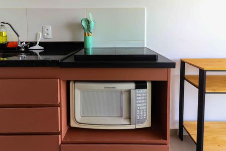 Apartamento para alugar com 26m², 1 quarto e sem vaga Apartamento para alugar com 26m², 1 quarto e sem vagaCozinha e Área de Serviço