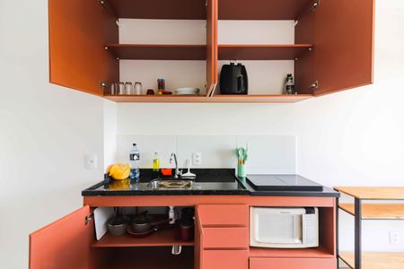 Apartamento para alugar com 26m², 1 quarto e sem vaga Apartamento para alugar com 26m², 1 quarto e sem vagaCozinha e Área de Serviço