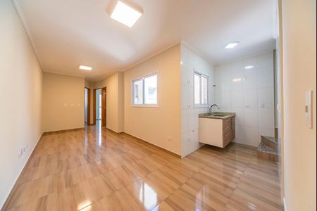 Sala de apartamento à venda com 2 quartos, 87m² em Vila Humaita, Santo André