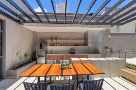 Studio à venda com 35m², 1 quarto e sem vaga Studio à venda com 35m², 1 quarto e sem vagaÁrea comum - Churrasqueira