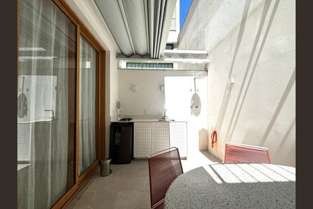 Varanda/serviço de apartamento à venda com 1 quarto, 52m² em Jardim Botânico, Rio de Janeiro
