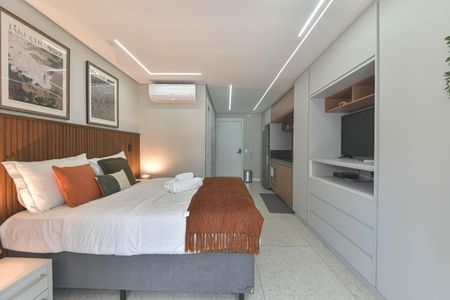 Studio para alugar com 28m², 1 quarto e sem vagaQuarto