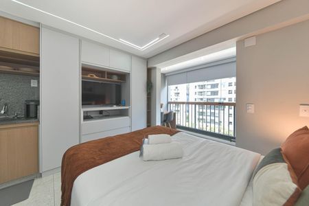Quarto de kitnet/studio para alugar com 1 quarto, 28m² em Brooklin, São Paulo