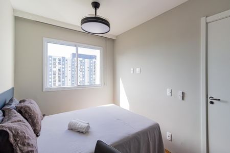 Quarto Suíte de apartamento para alugar com 1 quarto, 30m² em Jardim Caravelas, São Paulo