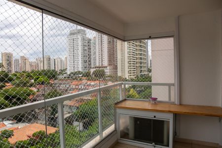 Sacada de apartamento à venda com 1 quarto, 45m² em Brooklin, São Paulo