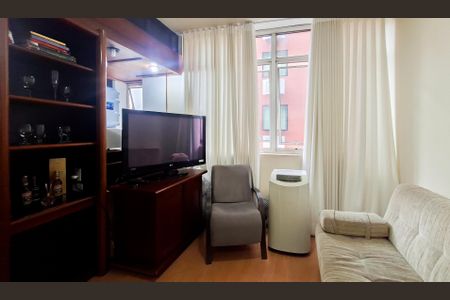 Sala de apartamento à venda com 1 quarto, 37m² em Funcionários, Belo Horizonte