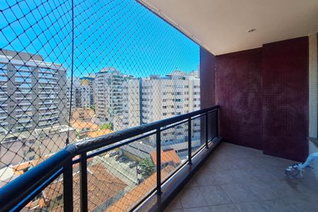 Varanda da Sala de apartamento para alugar com 3 quartos, 100m² em Icaraí, Niterói