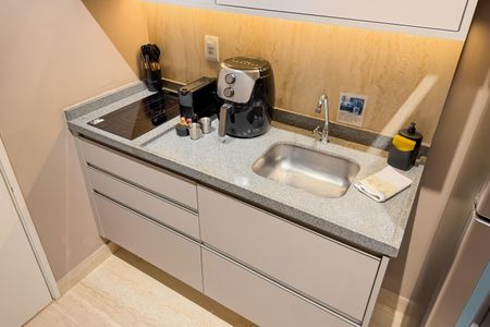 Studio para alugar com 24m², 1 quarto e sem vagaCozinha