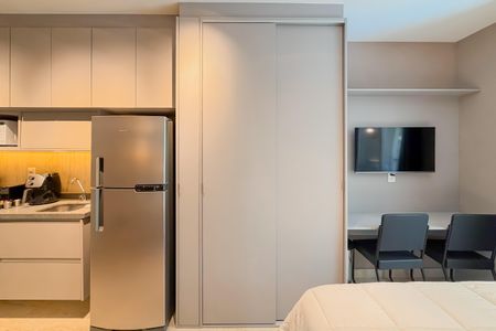 Studio para alugar com 24m², 1 quarto e sem vagaArmários