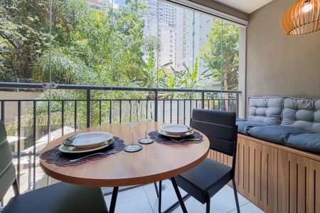 Studio para alugar com 24m², 1 quarto e sem vagaVaranda