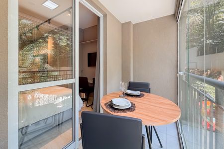 Studio para alugar com 24m², 1 quarto e sem vagaVaranda