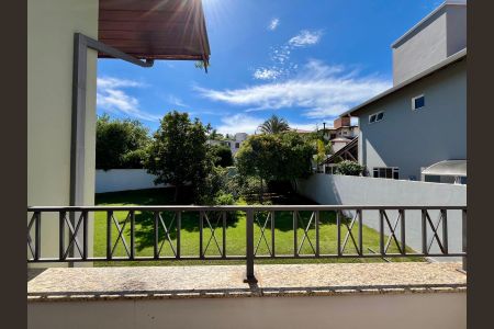 Casa de condomínio à venda com 265m², 4 quartos e 4 vagasVista da sacada da sala de tv