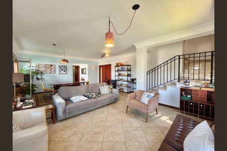 Sala de casa de condomínio à venda com 4 quartos, 265m² em Lot. Alphaville Campinas, Campinas