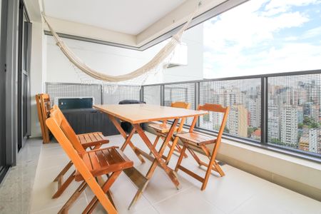 Varanda de apartamento à venda com 1 quarto, 51m² em Barra Funda, São Paulo