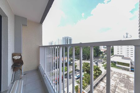 Varanda de kitnet/studio à venda com 1 quarto, 27m² em Santo Amaro, São Paulo