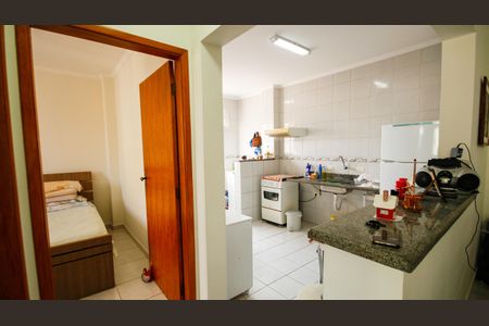 Sala de apartamento para alugar com 1 quarto, 57m² em Vila Assuncao, Praia Grande