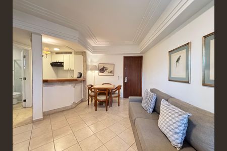 Sala de apartamento à venda com 1 quarto, 43m² em Jardim Paulistano, São Paulo