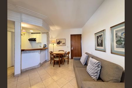 Sala de apartamento à venda com 1 quarto, 43m² em Jardim Paulistano, São Paulo