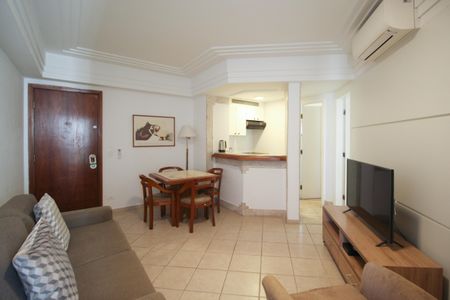 Sala de apartamento à venda com 1 quarto, 43m² em Jardim Paulistano, São Paulo