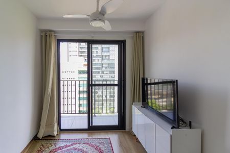 Sala de apartamento para alugar com 1 quarto, 27m² em Campo Belo, São Paulo