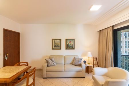 Sala de apartamento à venda com 1 quarto, 43m² em Jardim Paulistano, São Paulo