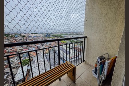 Varanda de apartamento para alugar com 2 quartos, 44m² em Parque Jaçatuba, Santo André