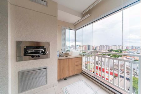 Varanda da Sala de apartamento para alugar com 3 quartos, 75m² em Vila Apiai, Santo André