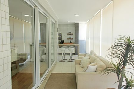 Sala de apartamento para alugar com 3 quartos, 160m² em Embaré, Santos