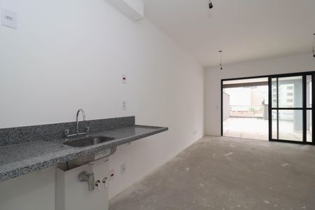 Sala/Cozinha de apartamento à venda com 1 quarto, 80m² em Pinheiros, São Paulo