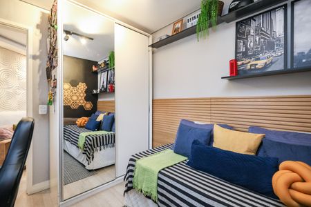 Apartamento à venda com 51m², 2 quartos e 2 vagasQuarto 2