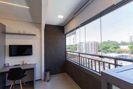 Studio para alugar com 27m², 1 quarto e sem vagaVaranda