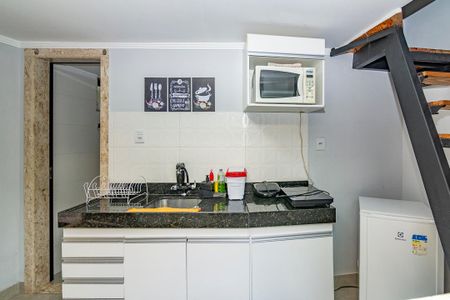 Studio para alugar com 28m², 1 quarto e sem vaga Studio para alugar com 28m², 1 quarto e sem vagaCozinha