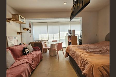 Sala/Quarto de apartamento à venda com 1 quarto, 28m² em Jardim das Acacias, São Paulo