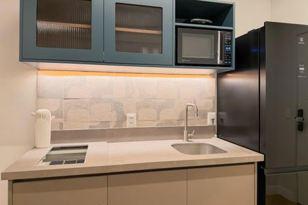 Studio à venda com 24m², 1 quarto e sem vagaCozinha