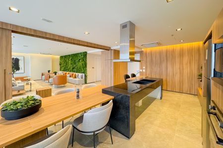 Studio à venda com 24m², 1 quarto e sem vagaEspaço Gourmet